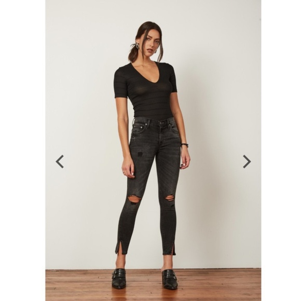 Boyish Riley Black Distressed Denim Jeans